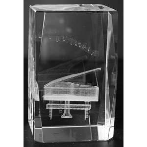 3d Laser Cut Piano Crystal