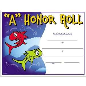  A Honor Roll Award Certificates