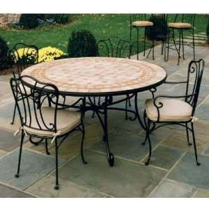  Manchego 60 Inch Round Dining Table Set: Home & Kitchen