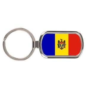 Moldova Flag Keychain