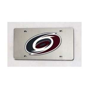   HURRICANES LASER CUT AUTO TAG (SILVER):  Sports & Outdoors