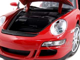 Brand new 1:18 scale diecast car model of Porsche 911 (997) GT3 Red 