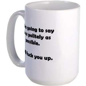 Funny Large Mug by CafePress: Everything Else