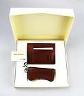 Hugo Boss Boxed Gift Set Leather Wallet & Change Compartment & Key 