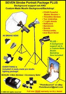 package 615 want a whole professional 4 5 7 8 9 10 or fifteen strobe 