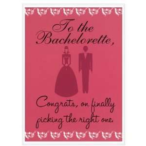  To the bachelorette greeting card   pack of 6: Health 