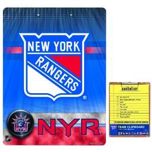  NHL New York Rangers Clip Board