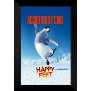  Happy Feet 27x40 FRAMED Movie Poster   Style C   2006 
