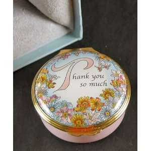 Halcyon Days Enamels Thank You So Much Box Collectible