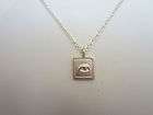 ME & RO Sterling Silver Repousse Eye Pendant Necklace New $180