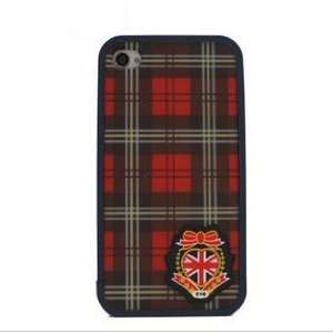   layers hard Case for iPhone 4,Scotland grid: Cell Phones & Accessories
