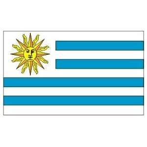  Uruguay Flag 3ft x 5ft Nylon Patio, Lawn & Garden