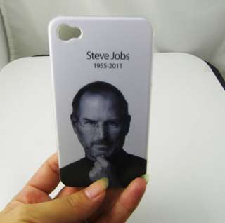 Steve Jobs Hard Back Cover Case for iPhone 4 4G 4S SJ02  