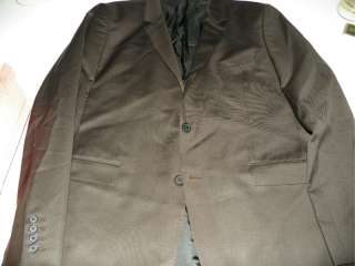 Louis Vuitton Wool Sportcoat Jacket Coat Blazer 60EU 50L 50 L Brown 