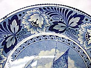 Maestricht Delft Sailing Ships Plate Made in Holland  