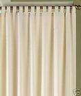 2pr new thermal insulated tab top drapes 160x84 natural expedited