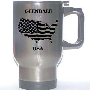  US Flag   Glendale, Arizona (AZ) Stainless Steel Mug 