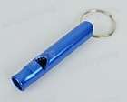 Aluminium Emergency Safety Whistle Key Survival Silver A