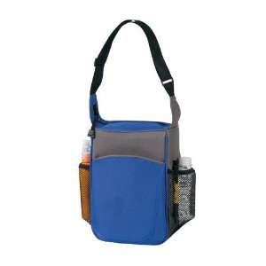  Fantasybag Two Tone Picnic Insulated Lunch Bag Royal Blue 