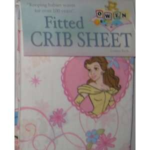  Disney Princess Fitted Crib Sheet: Baby