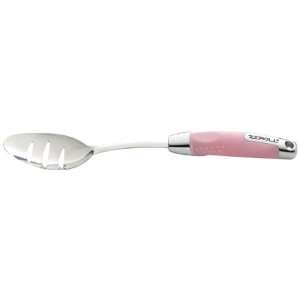   Ussentials 8711BG Stainless Steel Slotted Serving Spoon, Bubble Gum