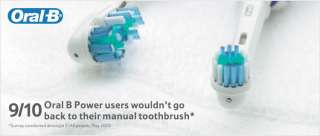 out of 10 Oral B Power users wouldnt go back to their manual 