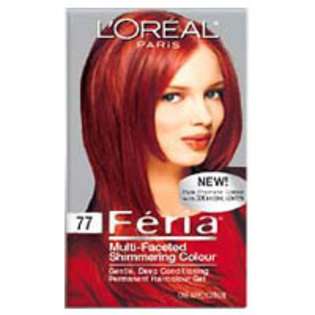 LOreal Feria Multi Faceted Shimmering Hair Color, 77 Sunset Blaze 