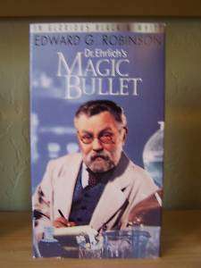 DR. EHRLICHS MAGIC BULLET 1940 Edward G. Robinson VHS  