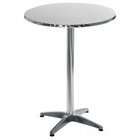 Euro Style Alice Bar Table   Stainless/Aluminum   42H x 27.5W x 27.5 