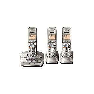 DECT 6.0 Cordless Phone w/ 3 Handsets and Digital Answering System 