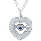  Sterling Silver September Birthstone Created Sapphire 