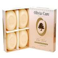   Line gift box: Olive oil green tea 5 oz. soaps/set of 4 at 