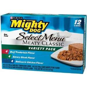  Purina Mighty Dog Select Menu Meaty Selects Dog Food 