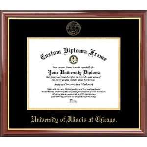  University of Illinois at Chicago Flames   Embossed Seal 