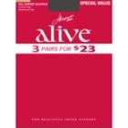 Hanes Pantyhose Alive Control Top Reinforced Toe