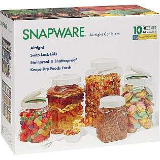 10 pc. Airtight Canister Set  Snapware For the Home Kitchen Storage 