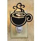 OTC COFFEE cup silhouette NIGHT LIGHT cappucino DECOR NEW