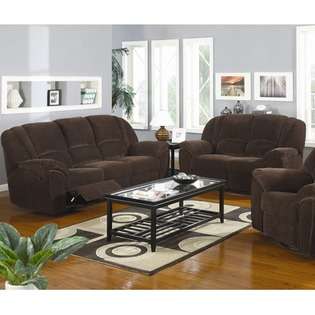   Home Berryville Reclining Sofa and Loveseat Set in Brown 