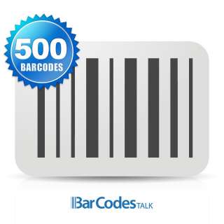 500 UPC BARCODE NUMBERS BARCODES NUMBER BAR CODES CODE  