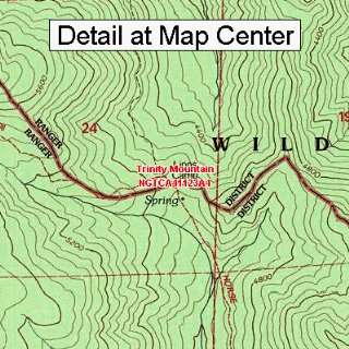   Trinity Mountain, California (Folded/Waterproof)