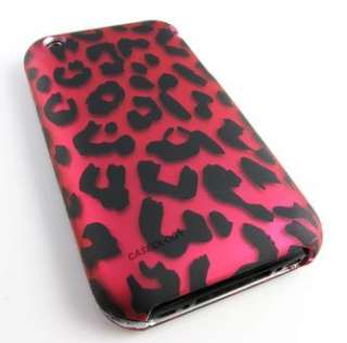 PINK LEOPARD HARD CASE COVER IPHONE 3G 3GS S ACCESSORY  