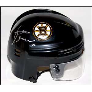 Zdeno Chara Autographed Boston Bruins Black Mini Helmet   Autographed 