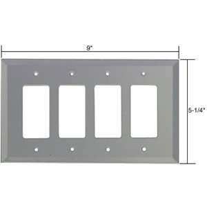  CRL 4X Decora Glass Mirror Plate   Gray: Home Improvement