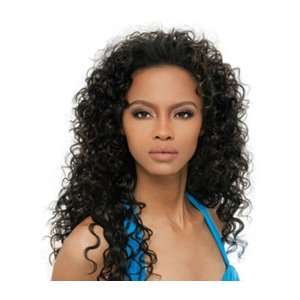  OUTRE Synthetic Hair Half Wig Quick Weave Amber 1b: Beauty