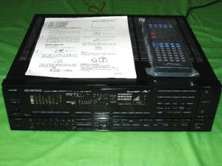 MINT KENWOOD KR V127R AUDIO / VIDEO RECIEVER / AMPLIFIER WITH REMOTE 
