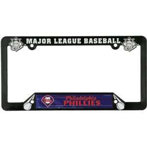   Phillies   Logo License Plate Frame MLB Pro Baseball: Home & Kitchen