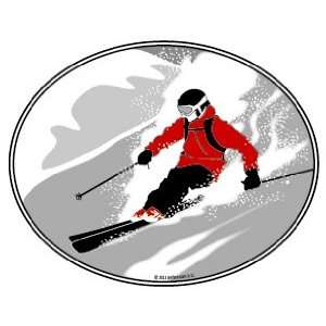  SKI Decal  Downhill Skiing Skier Snow Ski Bumper Sticker 