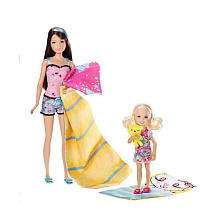   pack   Skipper and Chelsea   Sisters Sleep Out   Mattel   