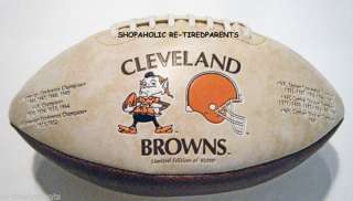 FOOTBALL   BROWNS   CLEVELAND   OHIO   1999   10,000 LIMITED EDITION 