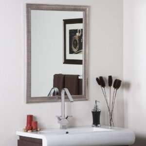  Silver Mirror Distressed Bathroom and Wall Mirror   572606 